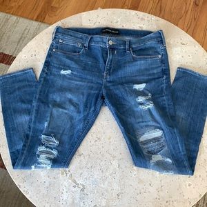 EUC Express Distressed Jeans Size 14